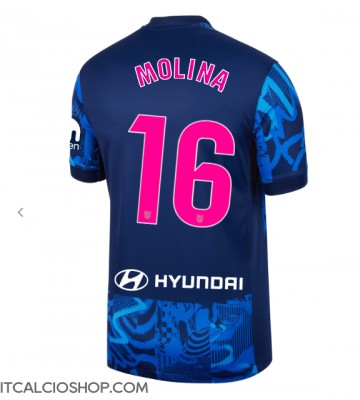Atletico Madrid Nahuel Molina #16 Terza Maglia 2024-25 Manica Corta
